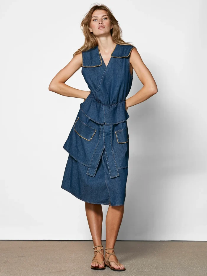 NU ZIGA DENIM DRESS