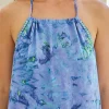 HIPPIE CHICK SEABREEZE LONG DRESS - AQUA SPLASH TIE DYE
