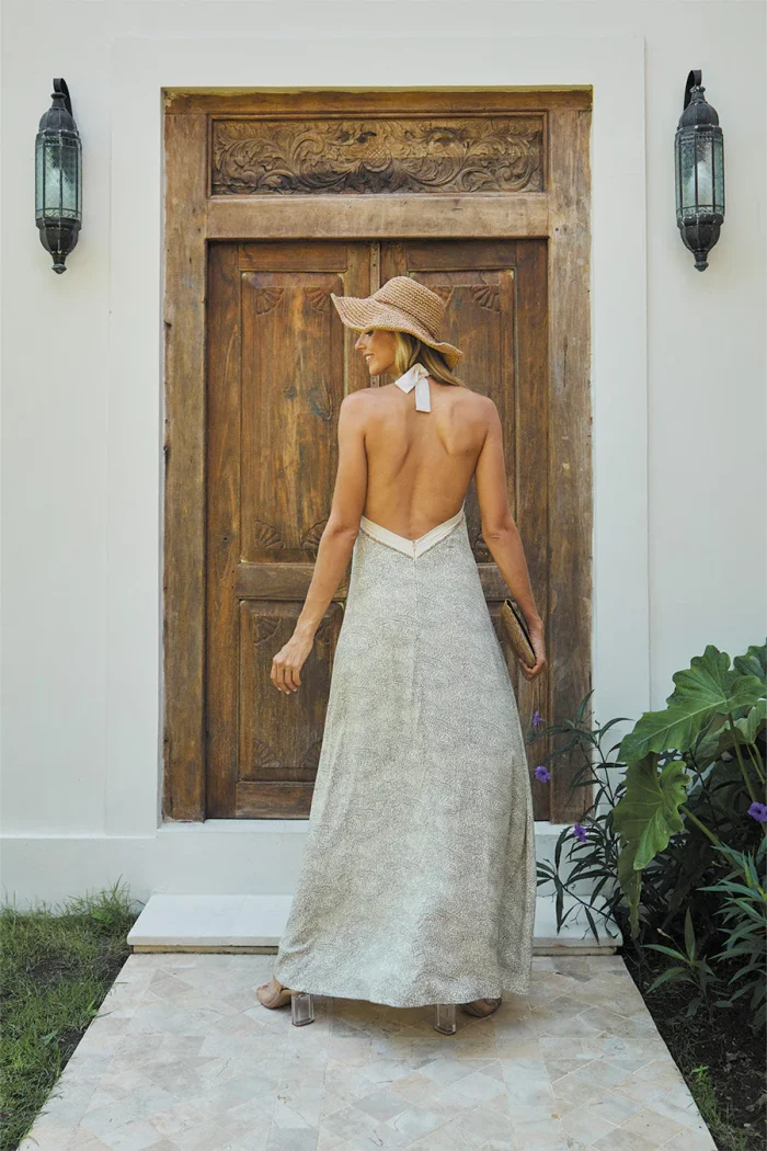 HIPPIE CHICK MAYRA LONG DRESS MYSTICAL PRINT