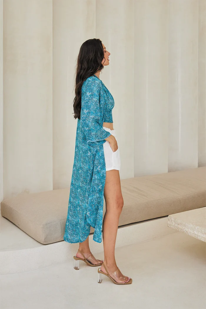 HIPPIE CHICH LUNAIRE KIMONO  & TOP  – MYSTICAL PRINT
