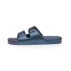 MOSES FREEDOM TWILIGHT SLIDES  - NAVY METALLIC