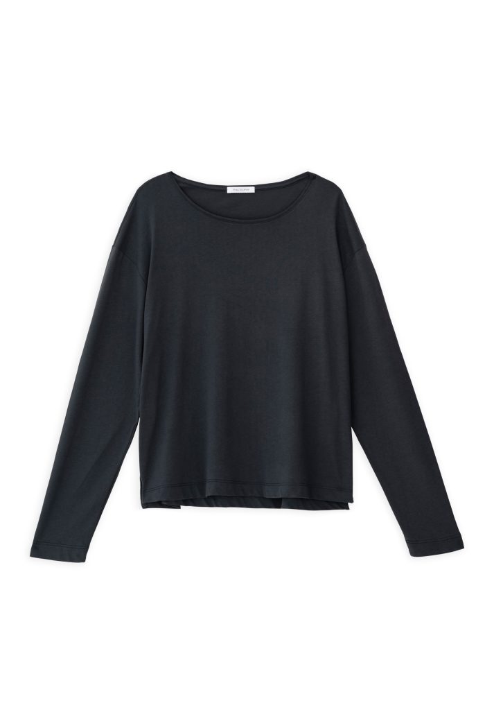 PHILOSOPHY ORGANIC JERSEY CROPPED TOP