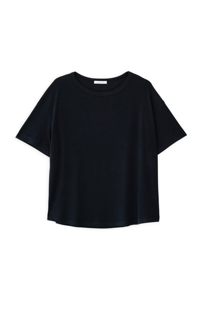 PHILOSOPHY RIB SANDWASHED SHORT SLEEVE TOP