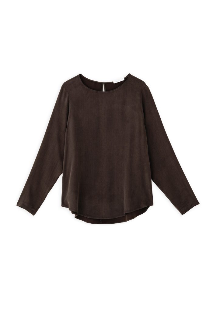PHILOSOPHY CUPRO VISCOSE LONG BLOUSE