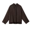 PHILOSOPHY CUPRO VISCOSE CROPPED SHIRT