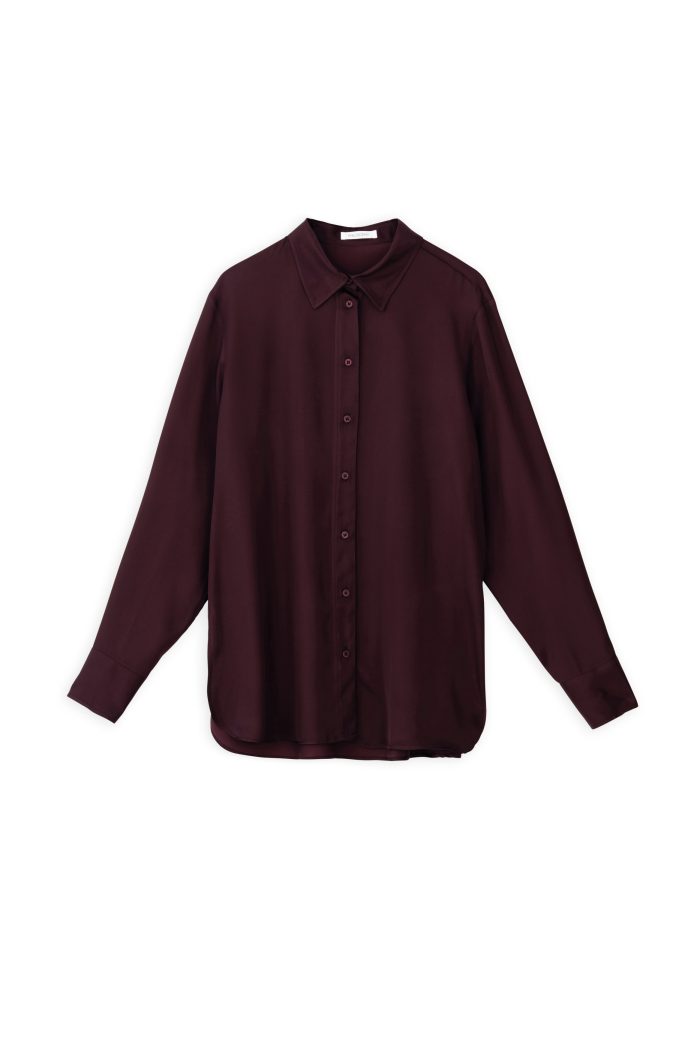 PHILOSOPHY SATIN ECOVERO OVERSIZED SHIRT