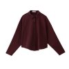 PHILOSOPHY TWILL STRECH CROPPED SHIRT
