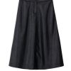 PHILOSOPHY LEATHER MIDI SKIRT