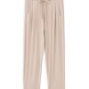 PHILOSOPHY  RIB SANDWASHED PLEATED PANTS