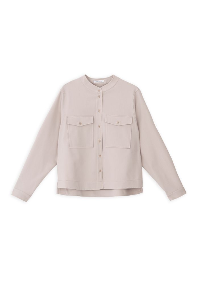 PHILOSOPHY TWILL T/R CROPPED SHIRT