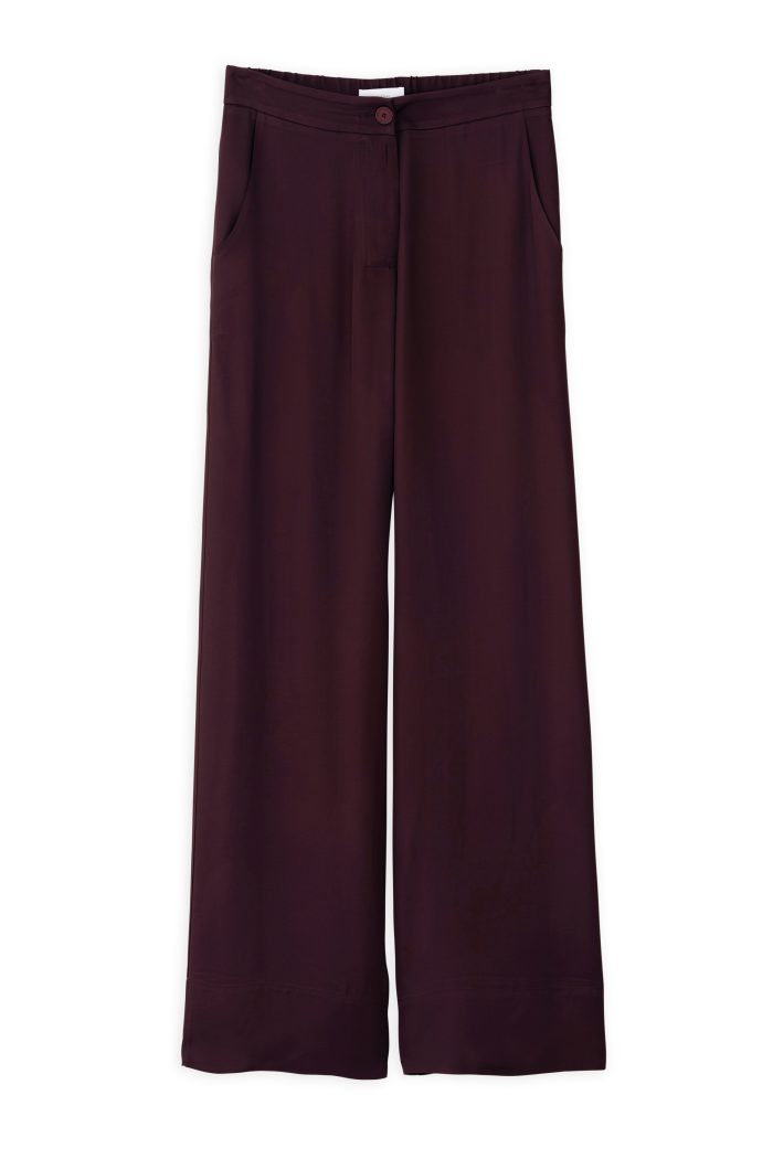 PHILOSOPHY SATIN ECOVERO WIDE LEG PANTS