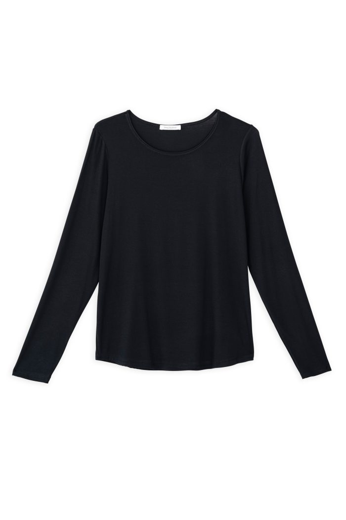 PHILOSOPHY  LYOCELL JERSEY ROUND NECK  TOP