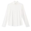 PHILOSOPHY LYOCELL JERSEY TURTLNECK TOP