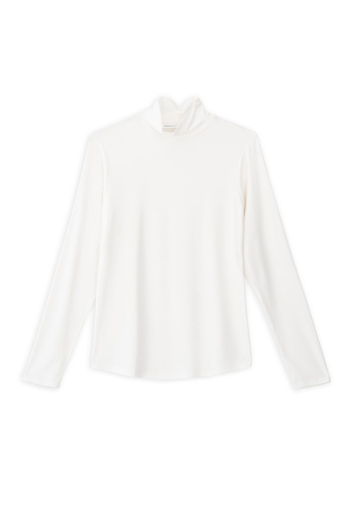 PHILOSOPHY LYOCELL JERSEY TURTLNECK TOP