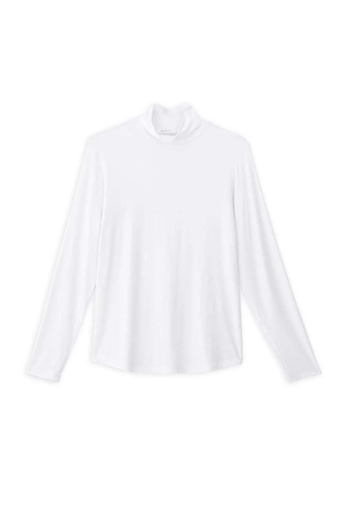 PHILOSOPHY LYOCELL JERSEY TURTLNECK TOP