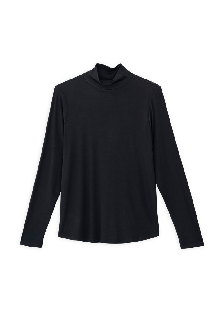 PHILOSOPHY LYOCELL JERSEY TURTLNECK TOP