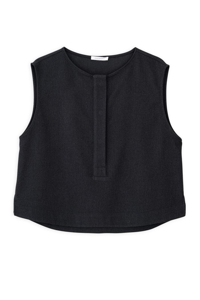 PHILOSOPHY TWILL T/R CROPPED TOP