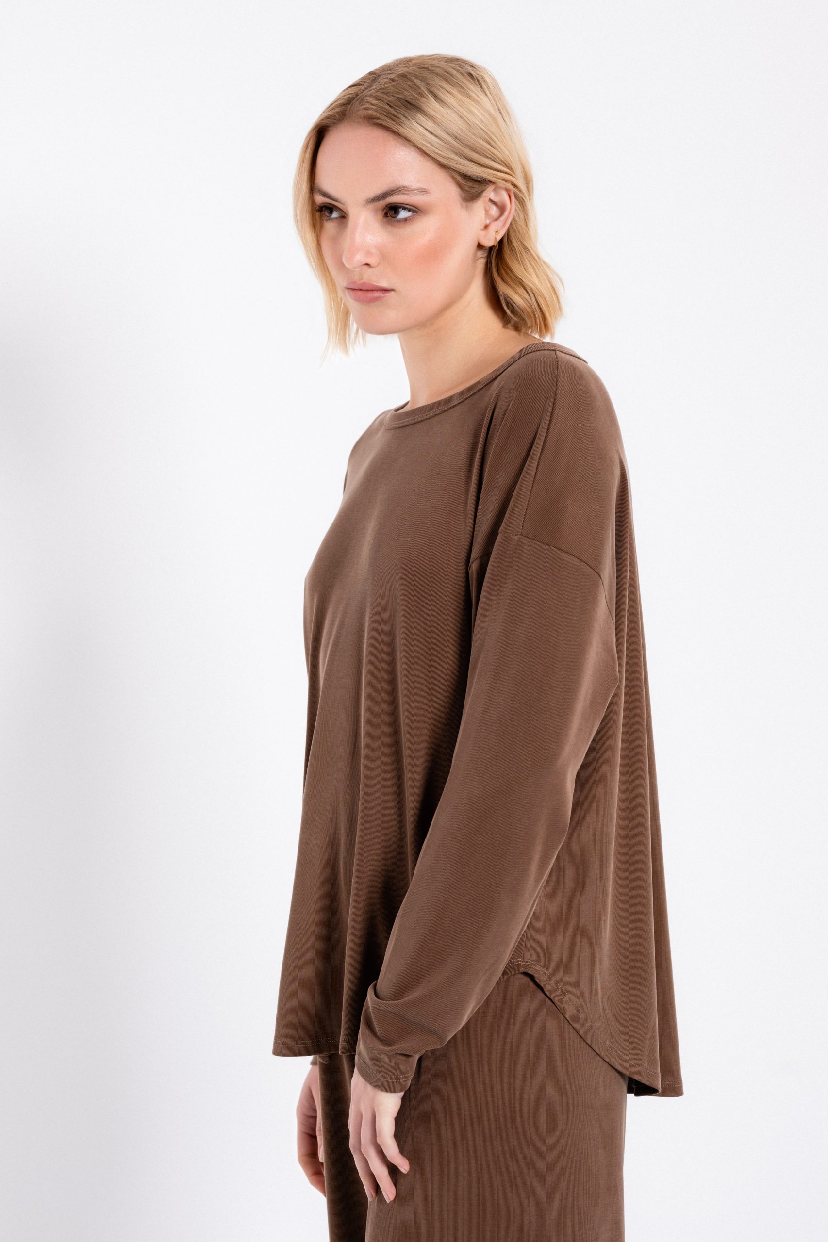 PHILOSOPHY RIB SANDWASHED LONG  TOP