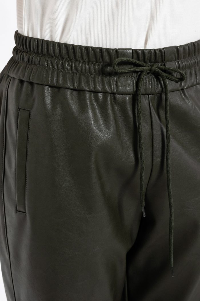 PHILOSOPHY  LEATHER JOGGER PANTS