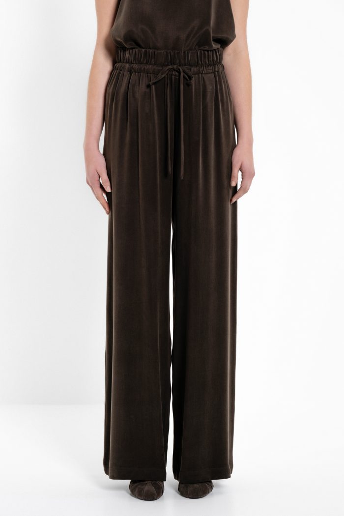PHILOSOPHY CUPRO VISCOSE WIDE-LEG PANTS