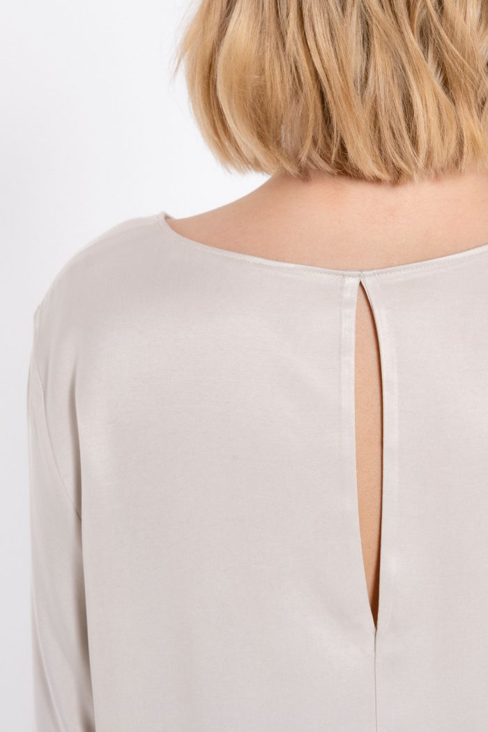 PHILOSOPHY CUPRO VISCOSE LONG BLOUSE