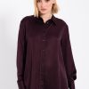 PHILOSOPHY SATIN ECOVERO OVERSIZED SHIRT