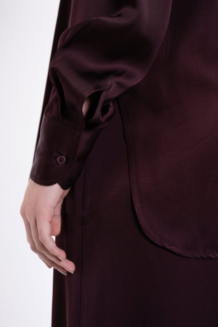 PHILOSOPHY SATIN ECOVERO OVERSIZED SHIRT