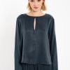PHILOSOPHY CUPRO VISCOSE CROPPED TOP