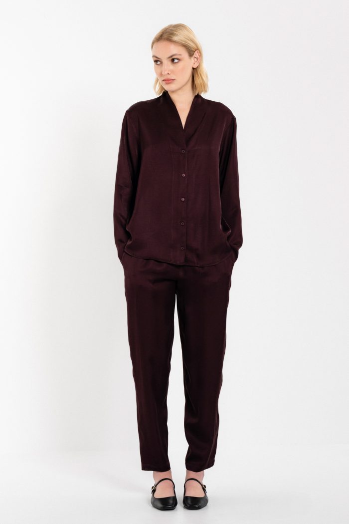 PHILOSOPHY SATIN ECOVERO SHIRT