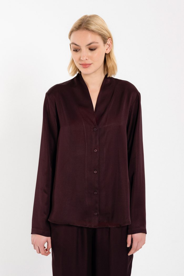 PHILOSOPHY SATIN ECOVERO SHIRT