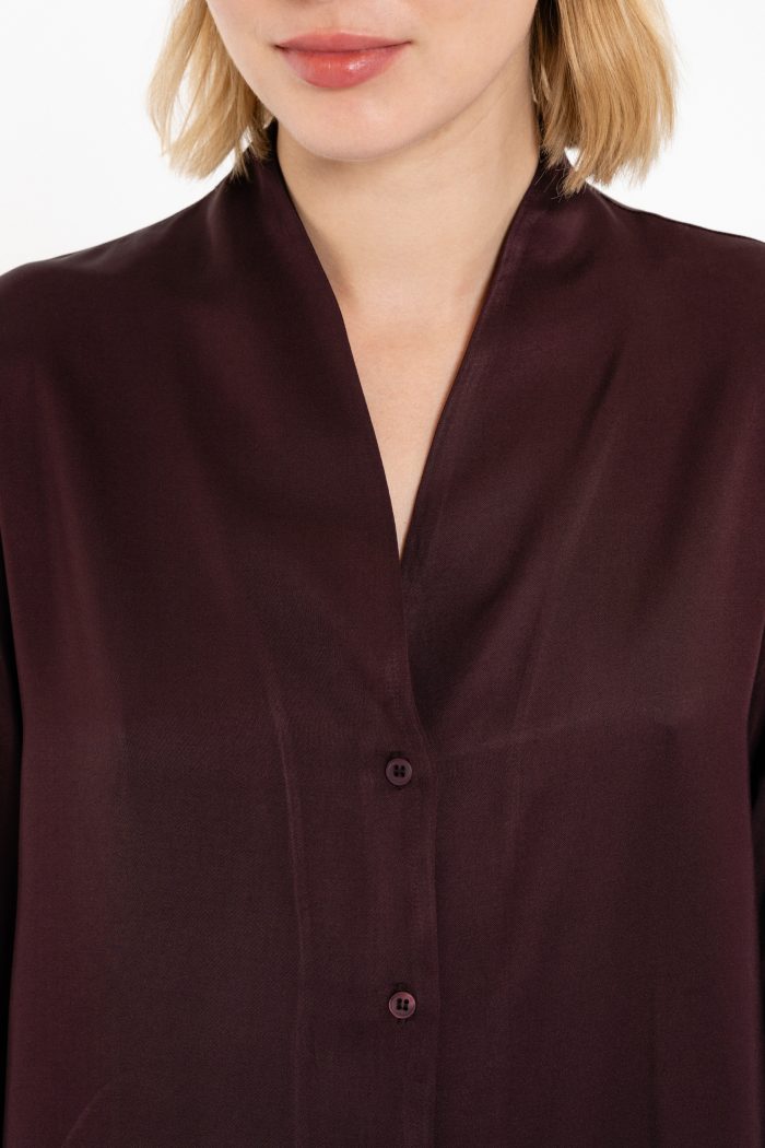 PHILOSOPHY SATIN ECOVERO SHIRT