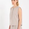 PHILOSOPHY TWILL T/R CROPPED TOP