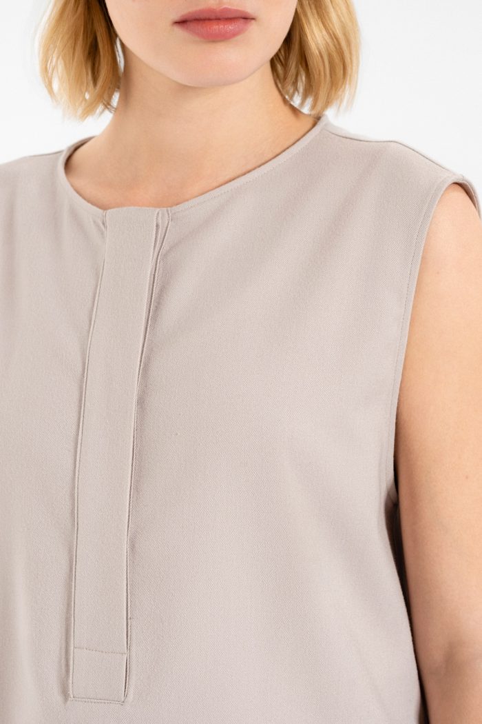 PHILOSOPHY TWILL T/R CROPPED TOP