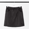 PHILOSOPHY LEATHER MINI SKIRT