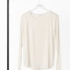 PHILOSOPHY  LYOCELL JERSEY ROUND NECK  TOP