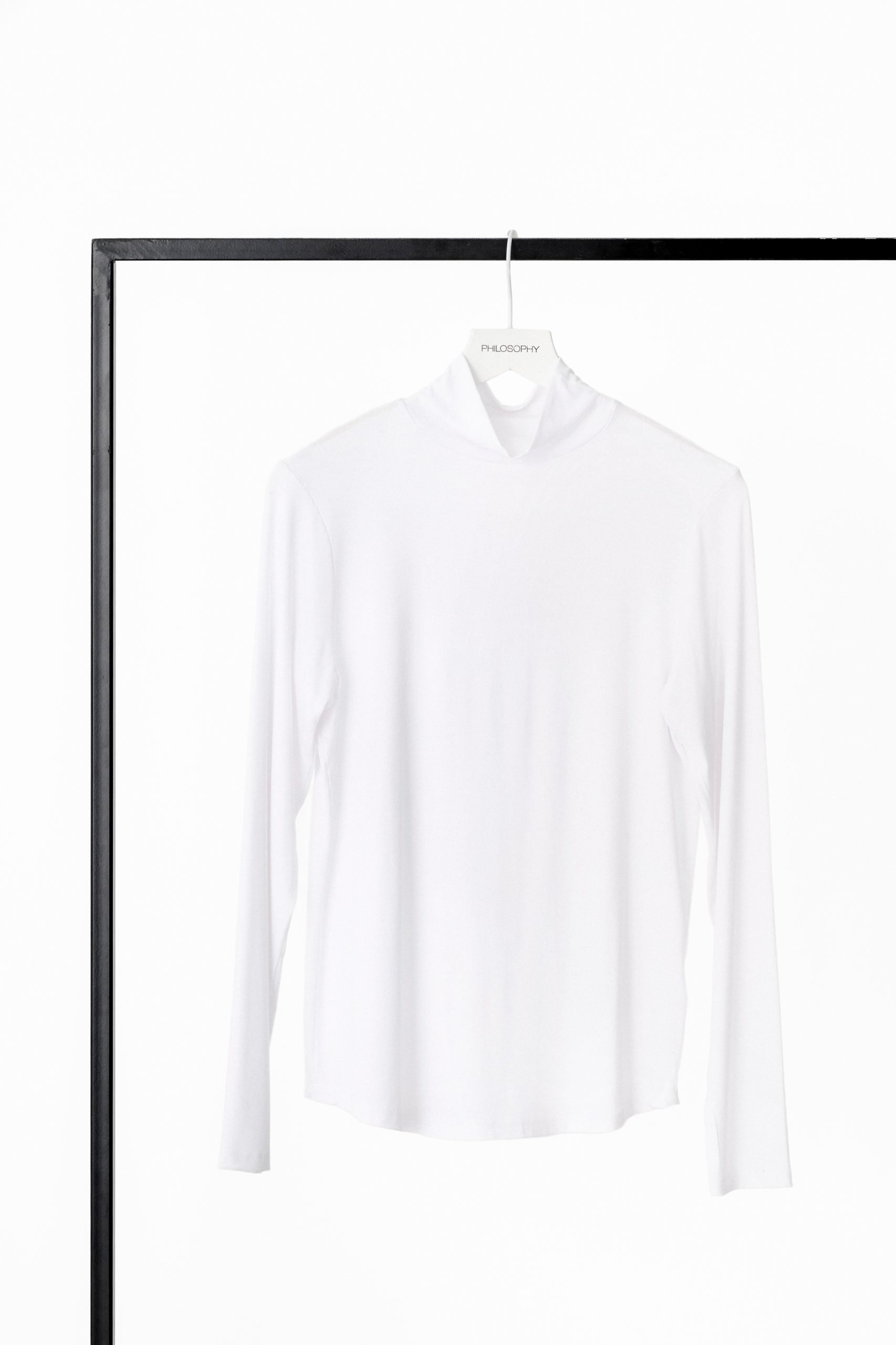 PHILOSOPHY LYOCELL JERSEY TURTLNECK TOP