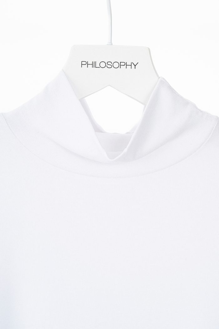 PHILOSOPHY LYOCELL JERSEY TURTLNECK TOP