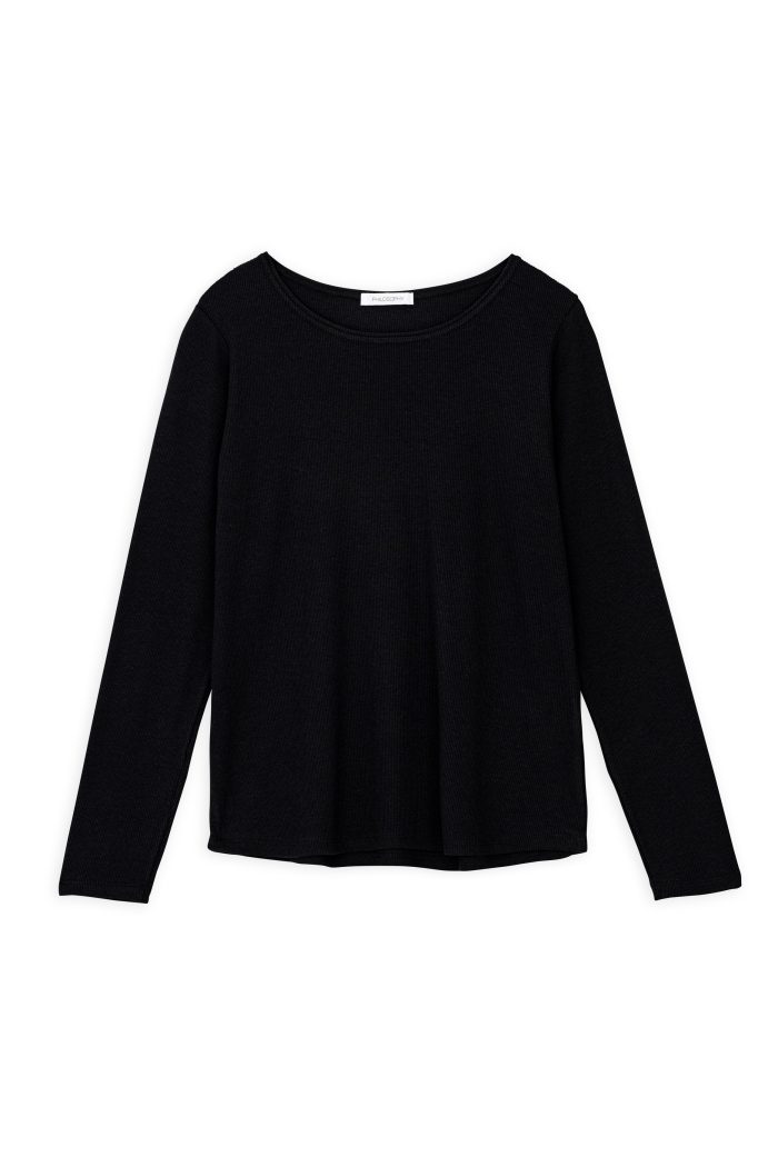 PHILOSOPHY RIB ROUND NECK TOP