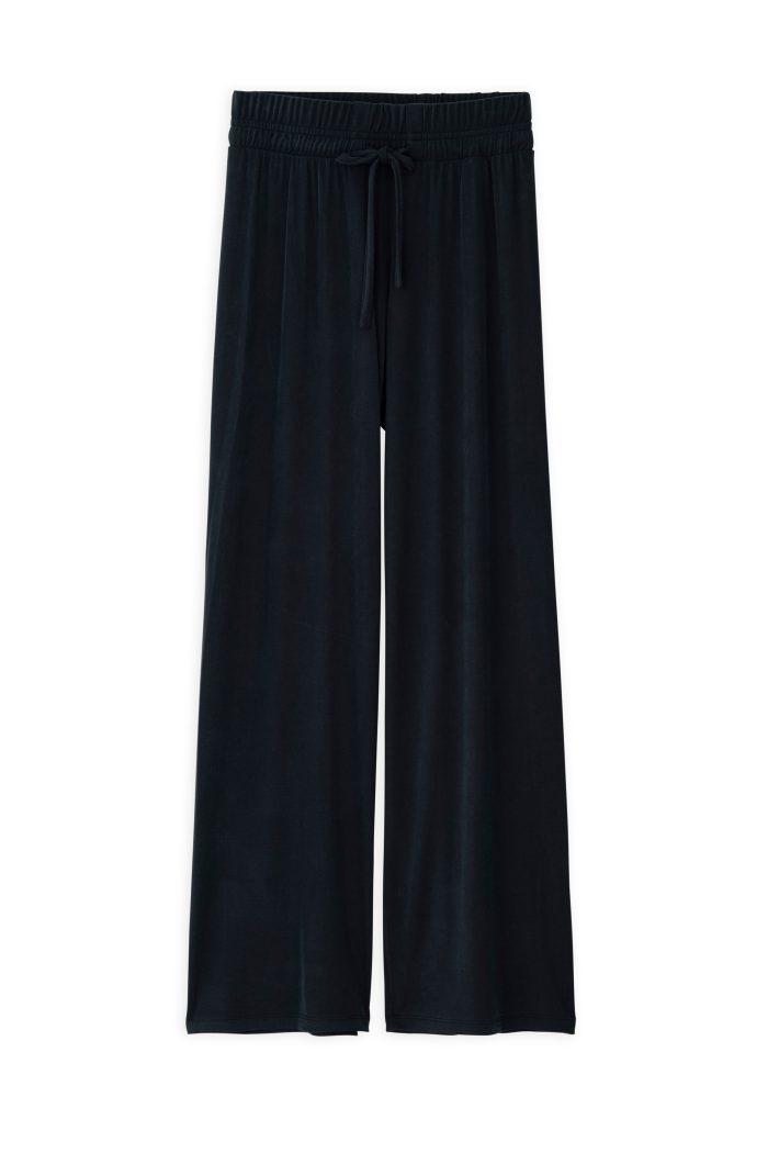 PHILOSOPHY RIB SANDWASHED WIDE LEG  PANTS
