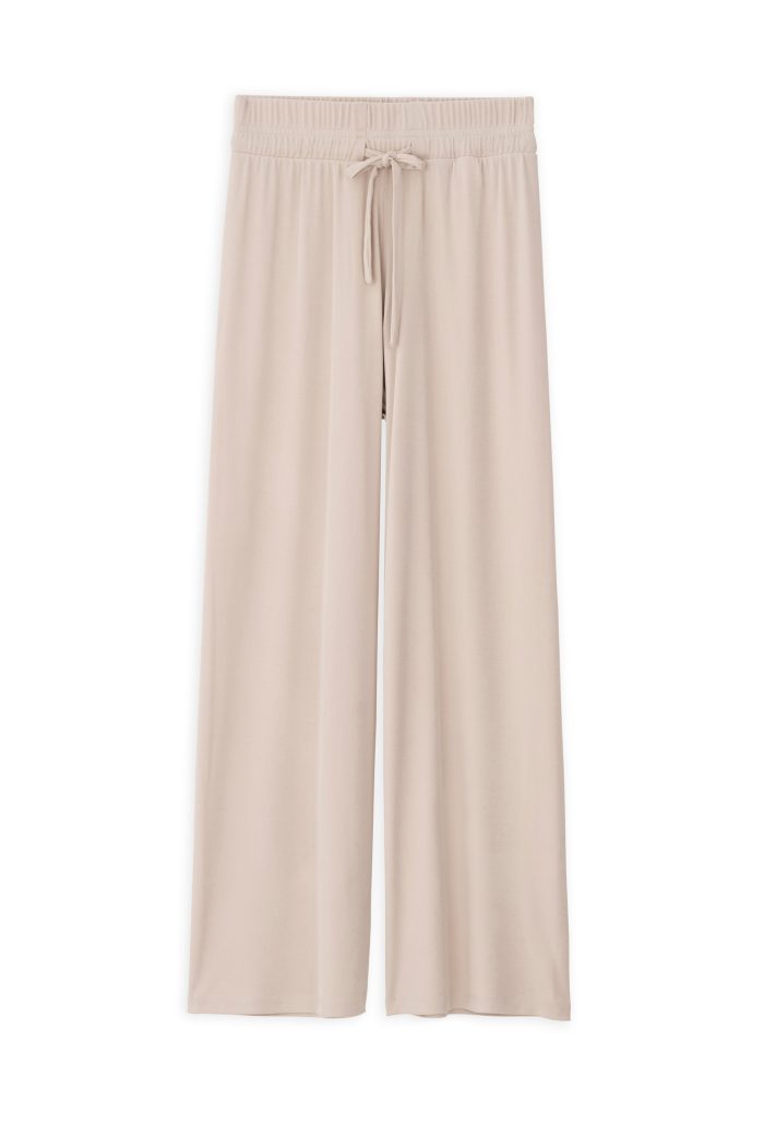 PHILOSOPHY RIB SANDWASHED WIDE LEG  PANTS