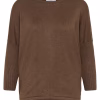 SAINT TROPEZ MILA SZ R-NECK PULLOVER