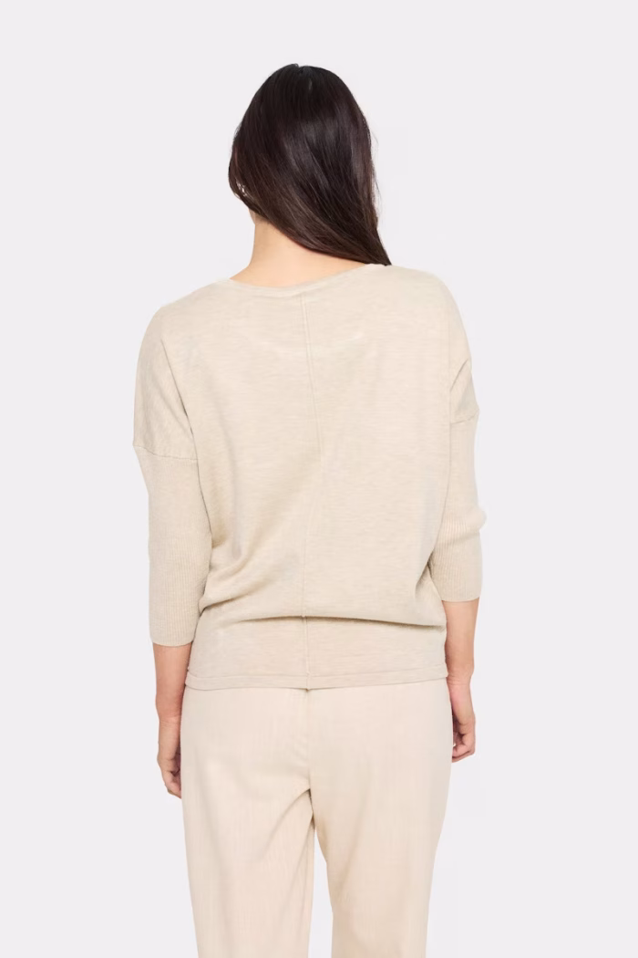 SAINT TROPEZ MILA SZ R-NECK PULLOVER