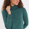 SAINT TROPEZ MILA SZ ROLLNECK PULLOVER