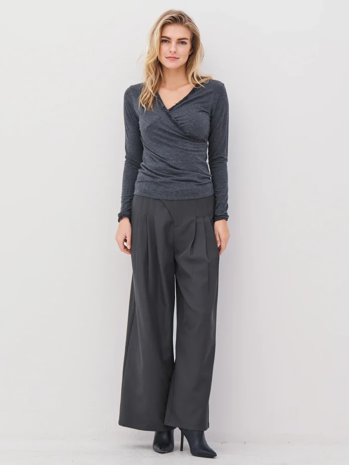 NU ADELE WRAP TEE