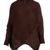 NU AMIA KNIT PONCHO