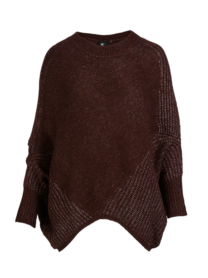 NU AMIA KNIT PONCHO