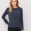 NU ANNI DRAPE BLOUSE