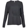 NU ANNI DRAPE BLOUSE