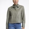 RINO&PELLE ANNICKA FAUX LEATHER JACKET