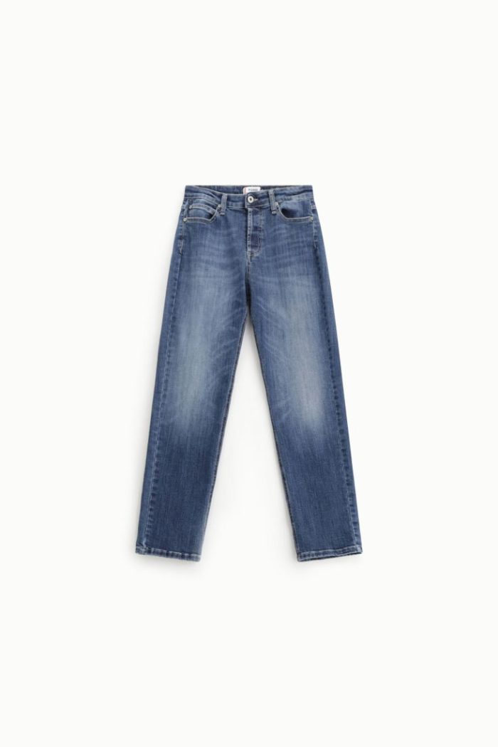 PLEASE STRAIGHT LEG JEANS LIGH WASH